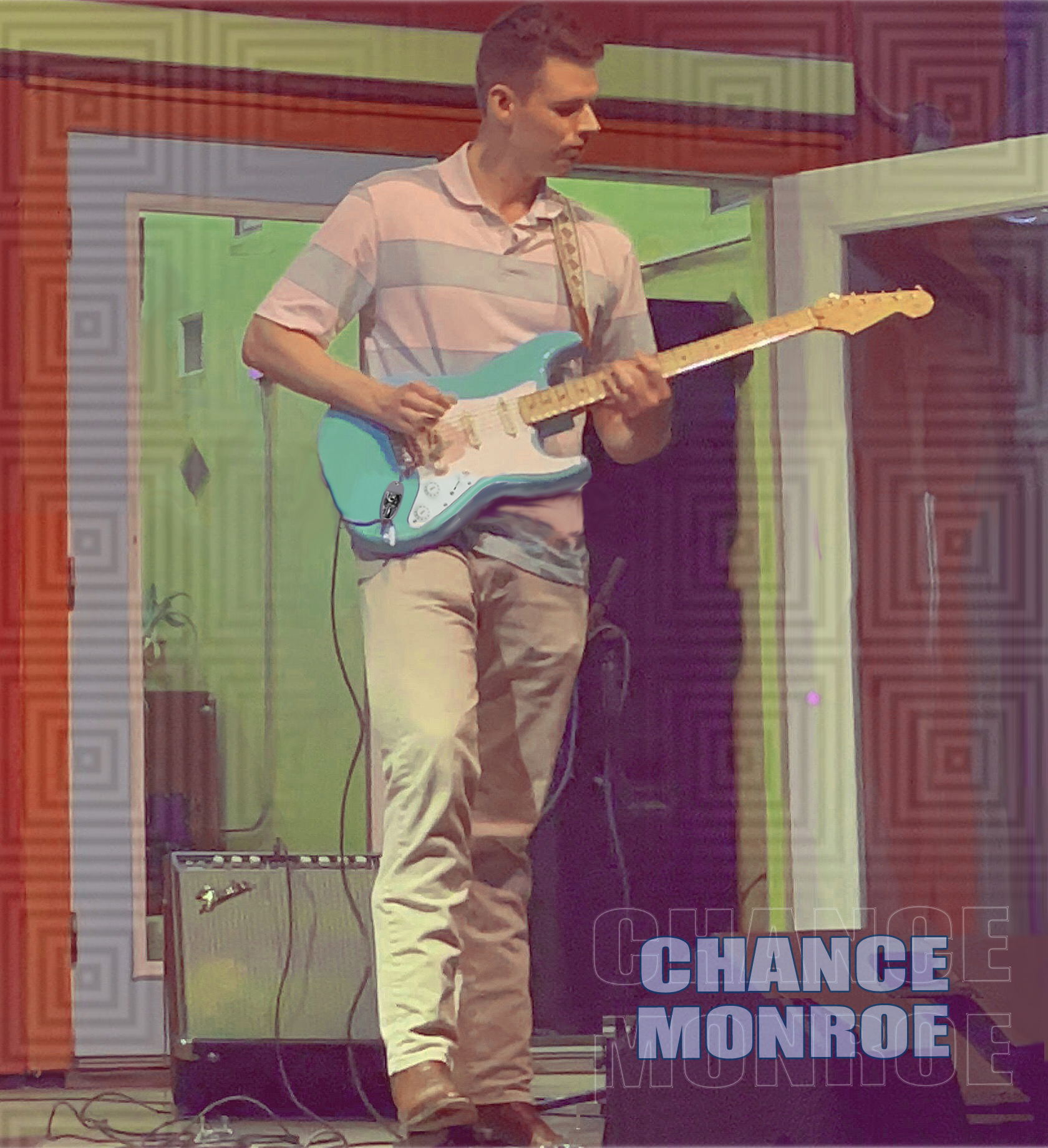 Chance Monroe, Austin, blues, guitar, strat